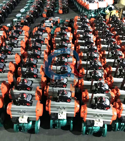 襯氟氣動球閥實(shí)物圖
